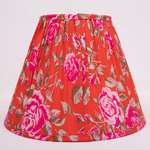 Pink and Orange Roller Cloth Lampshade