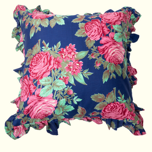 Beatrice Vintage Roller Cloth Ruffle Pillowcase