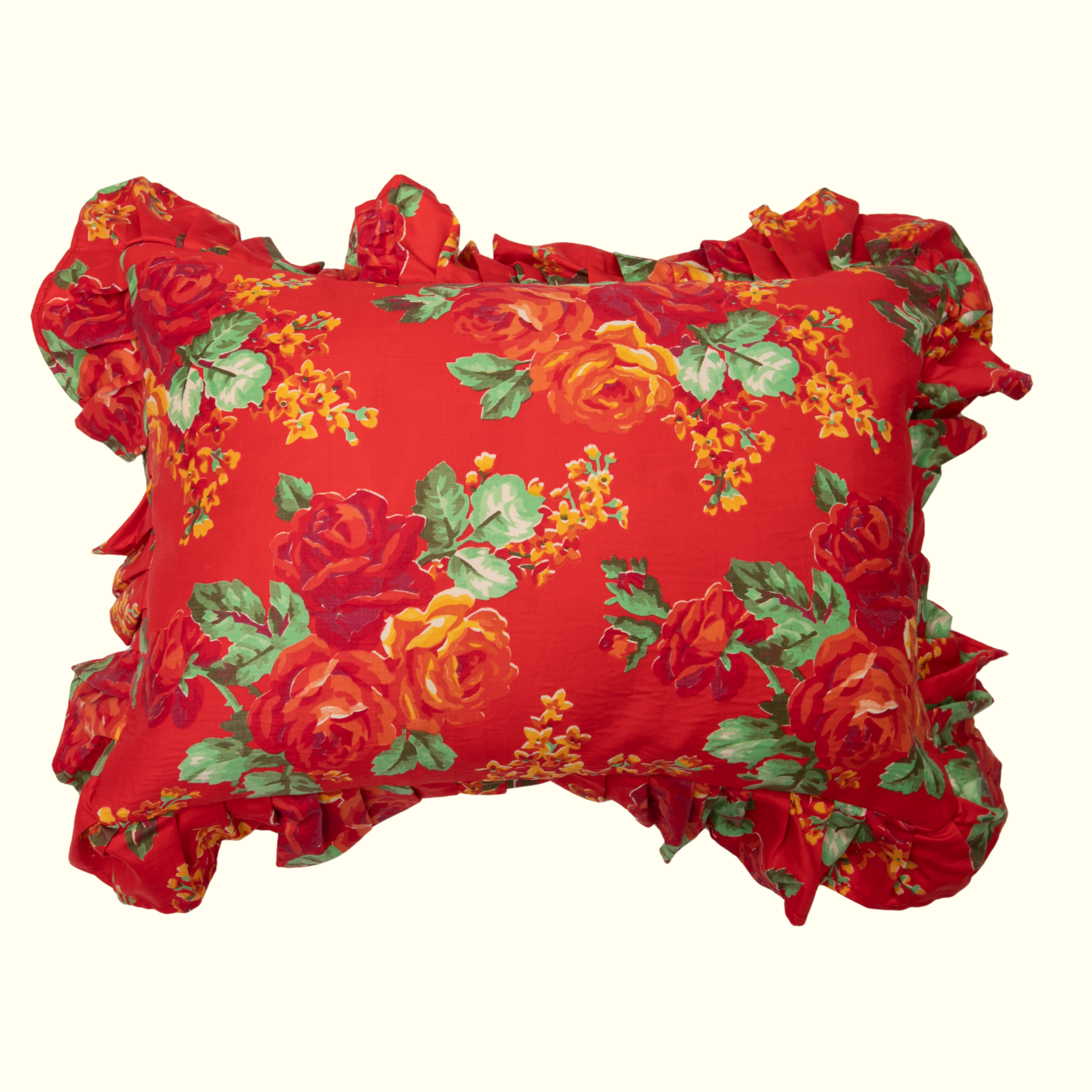 Clementine Vintage Roller Cloth Ruffle Pillowcase