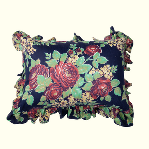 Greta Vintage Roller Cloth Ruffle Pillowcase