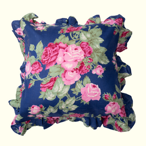 Gwen Vintage Roller Cloth Ruffle Pillowcase