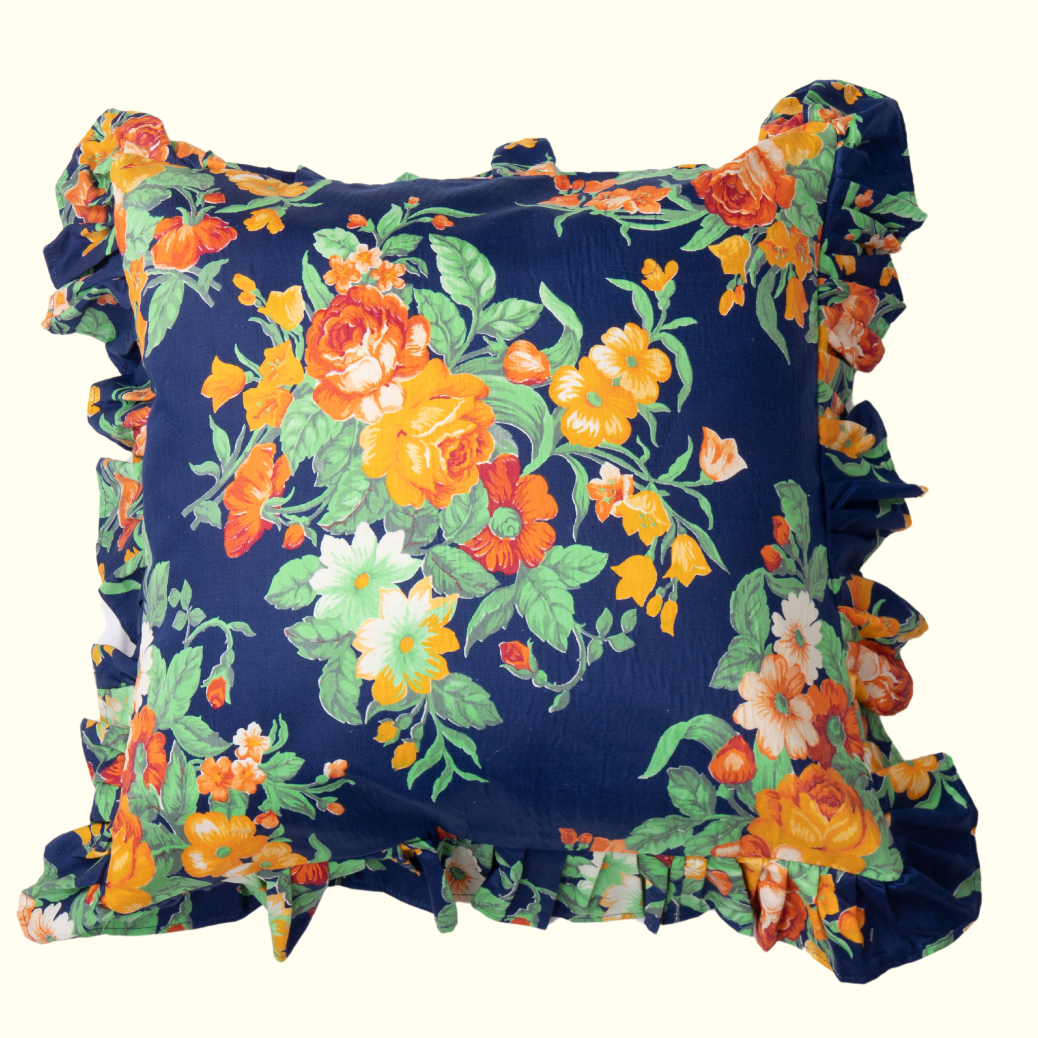 Ingrid Vintage Roller Cloth Ruffle Pillowcase