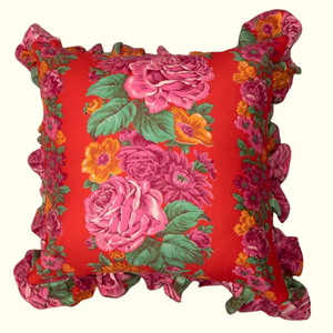 Georgina Vintage Roller Cloth Ruffle Pillowcase