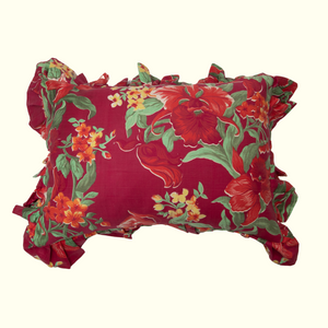 Louise Vintage Roller Cloth Ruffle Pillowcase