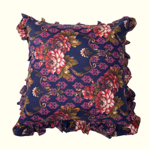 Lucy Vintage Roller Cloth Ruffle Pillowcase