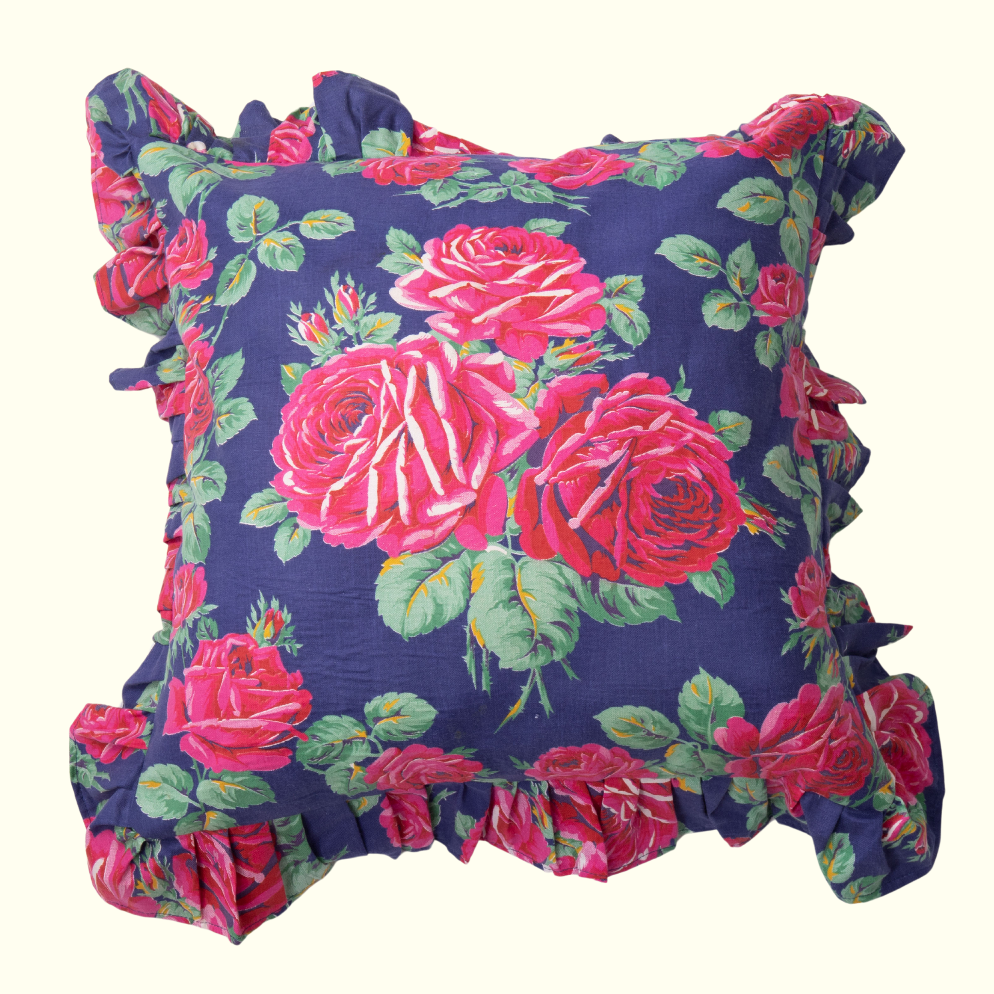 Penelope Vintage Roller Cloth Ruffle Pillowcase