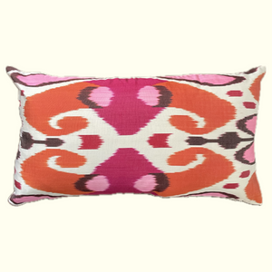 Roz Ikat Pillowcase