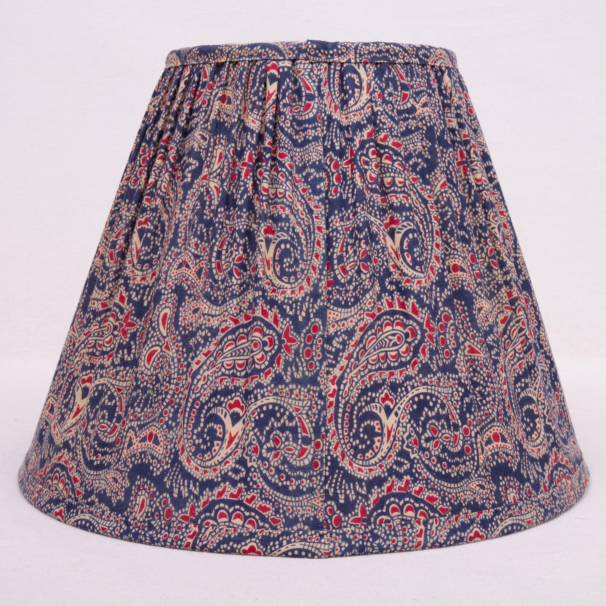 Blue Paisley Roller Cloth Lampshade