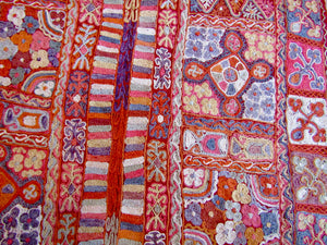 Embroidered Marsh Arabi Kilim