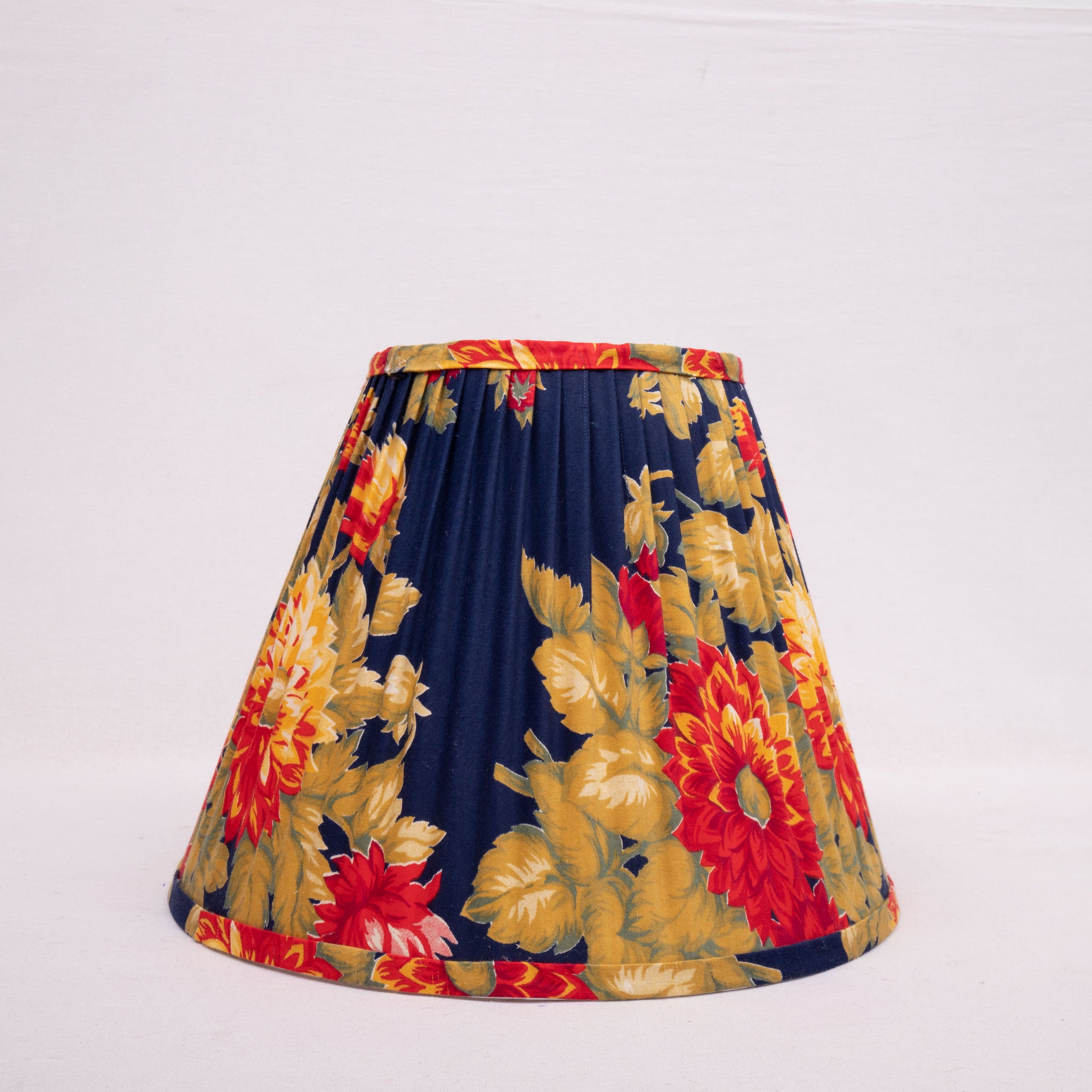 Red Dahlia Roller Cloth Lampshade