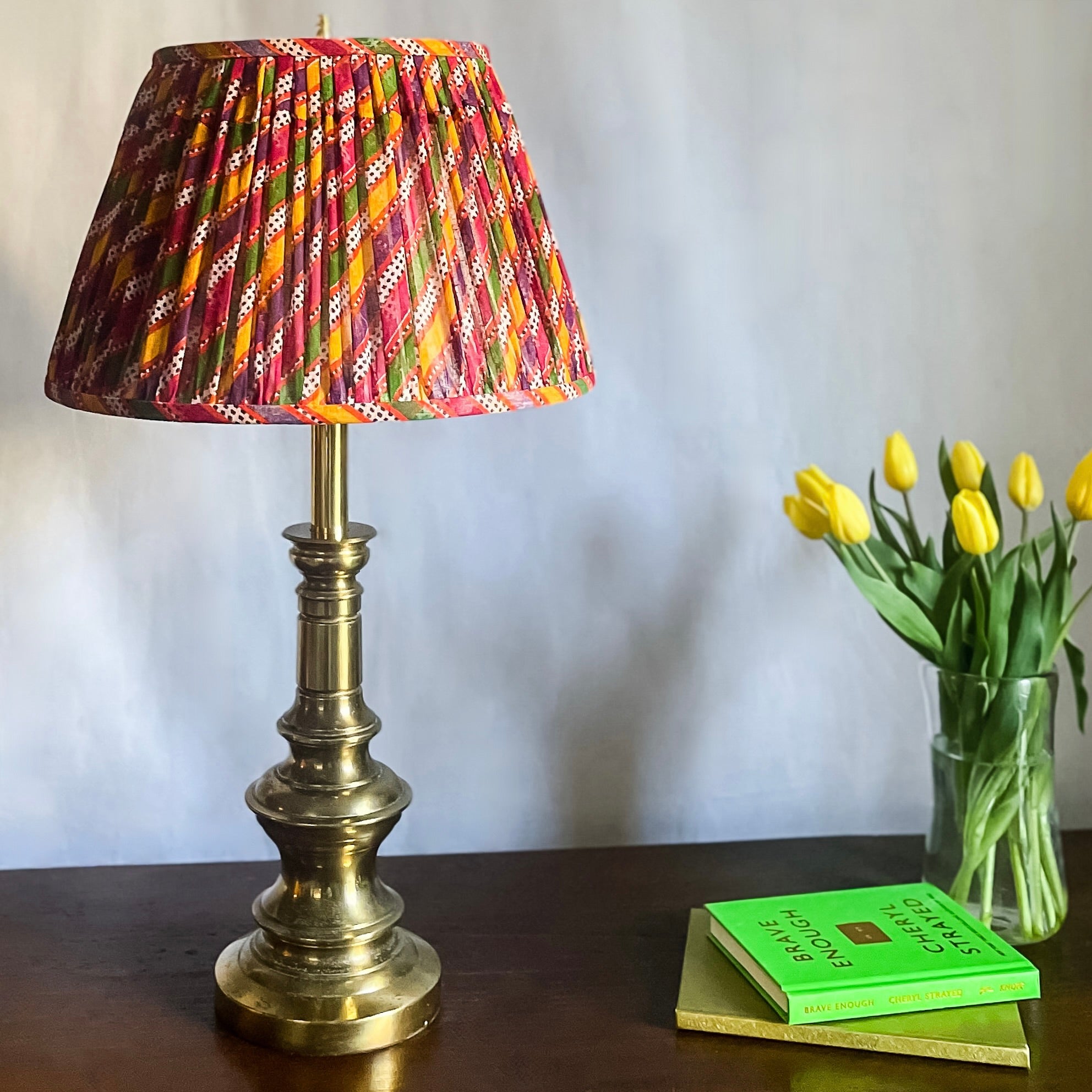 Rainbow Vintage Leharia Lampshade. Made in the USA.
