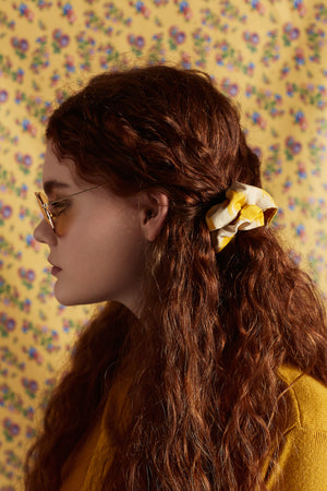 yellow anna scrunchie - maas by slightly east