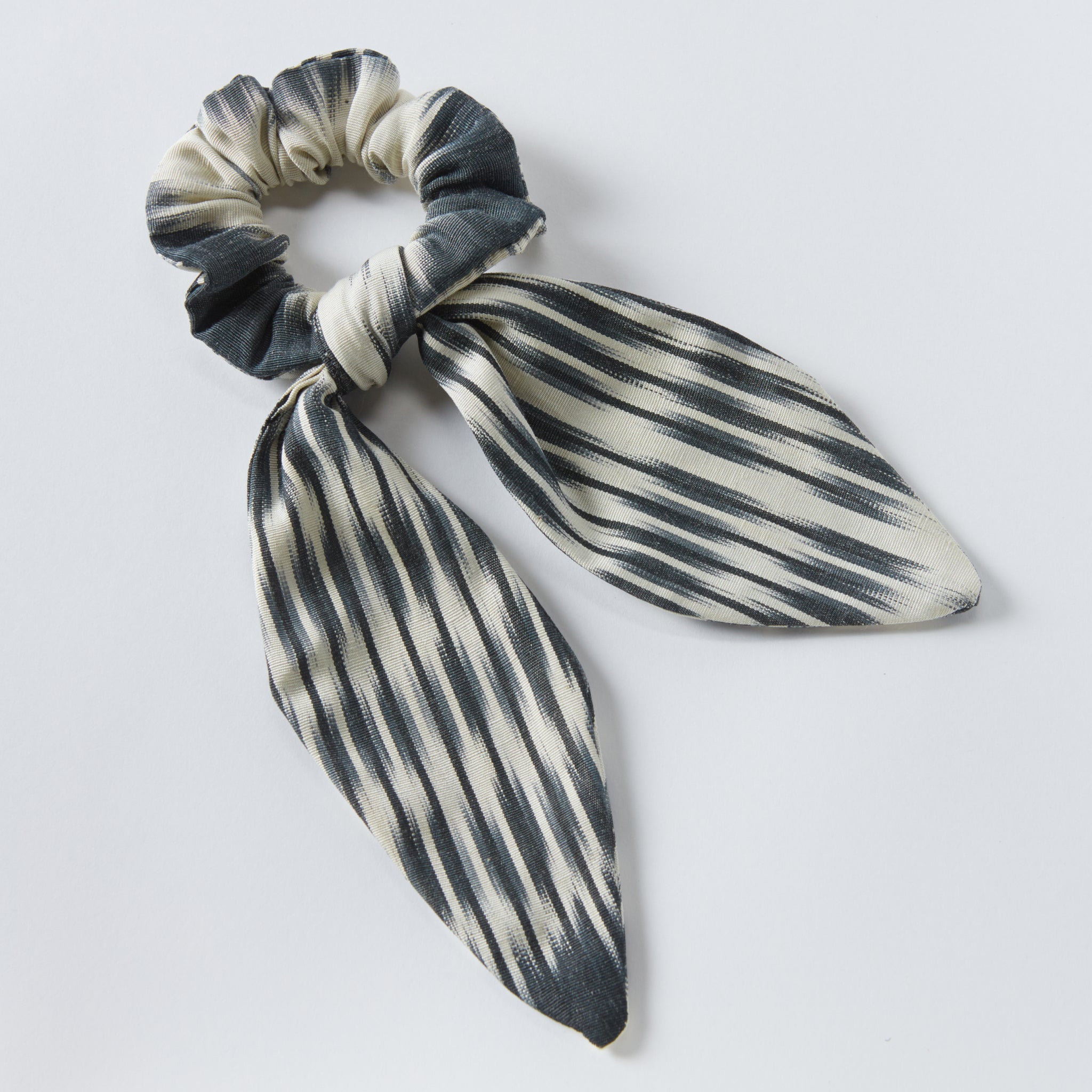 black emily tie scrunchie - maas by slightly east