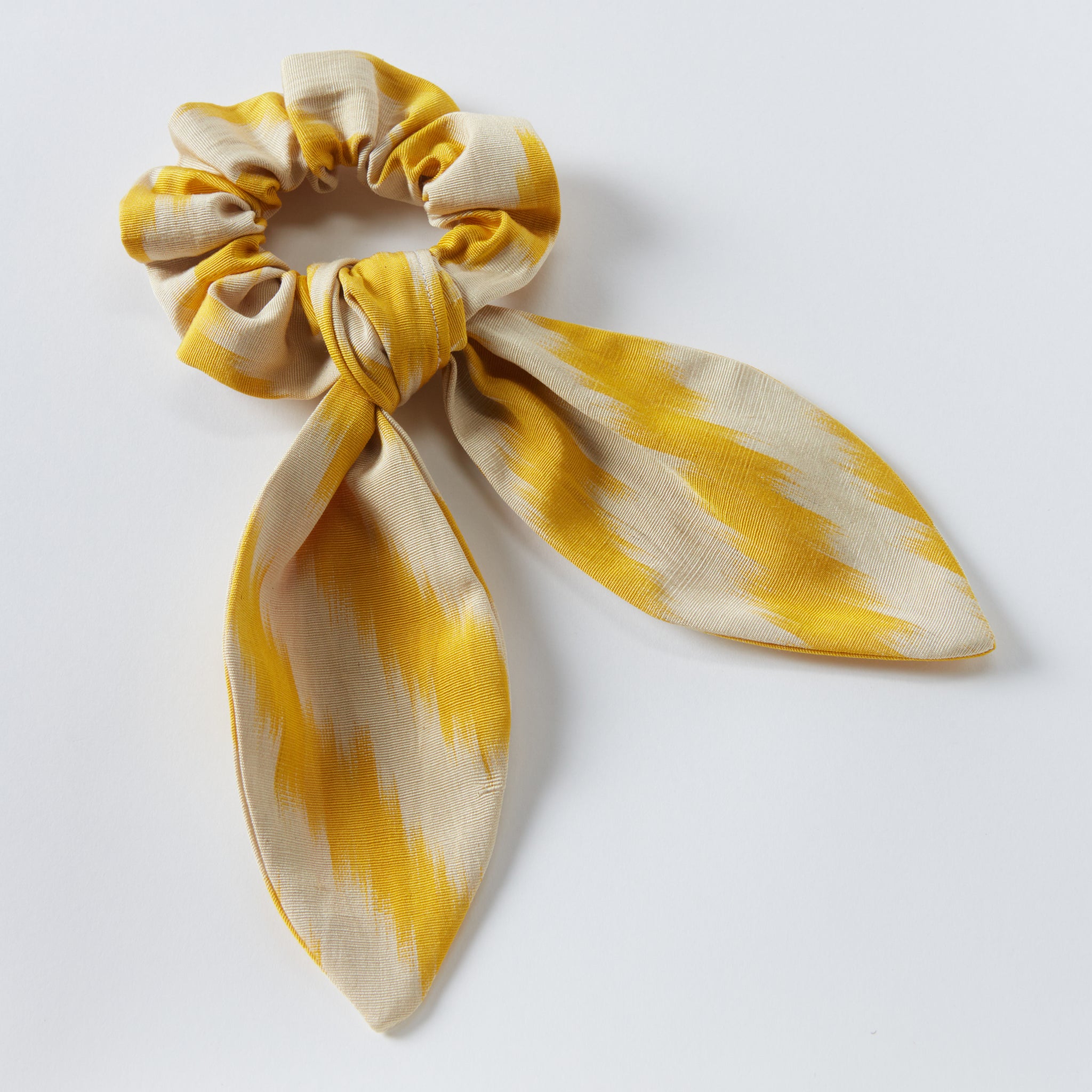 yellow emily tie scrunchie - maas by slightly east